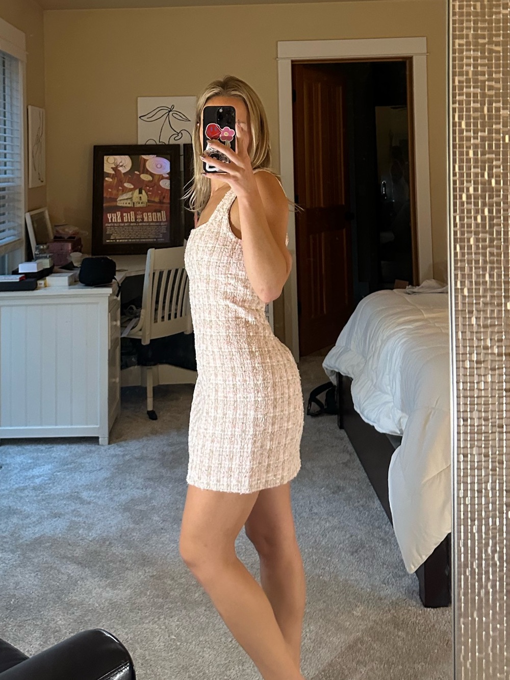 Shop Rumored Tweed Mini Dress
